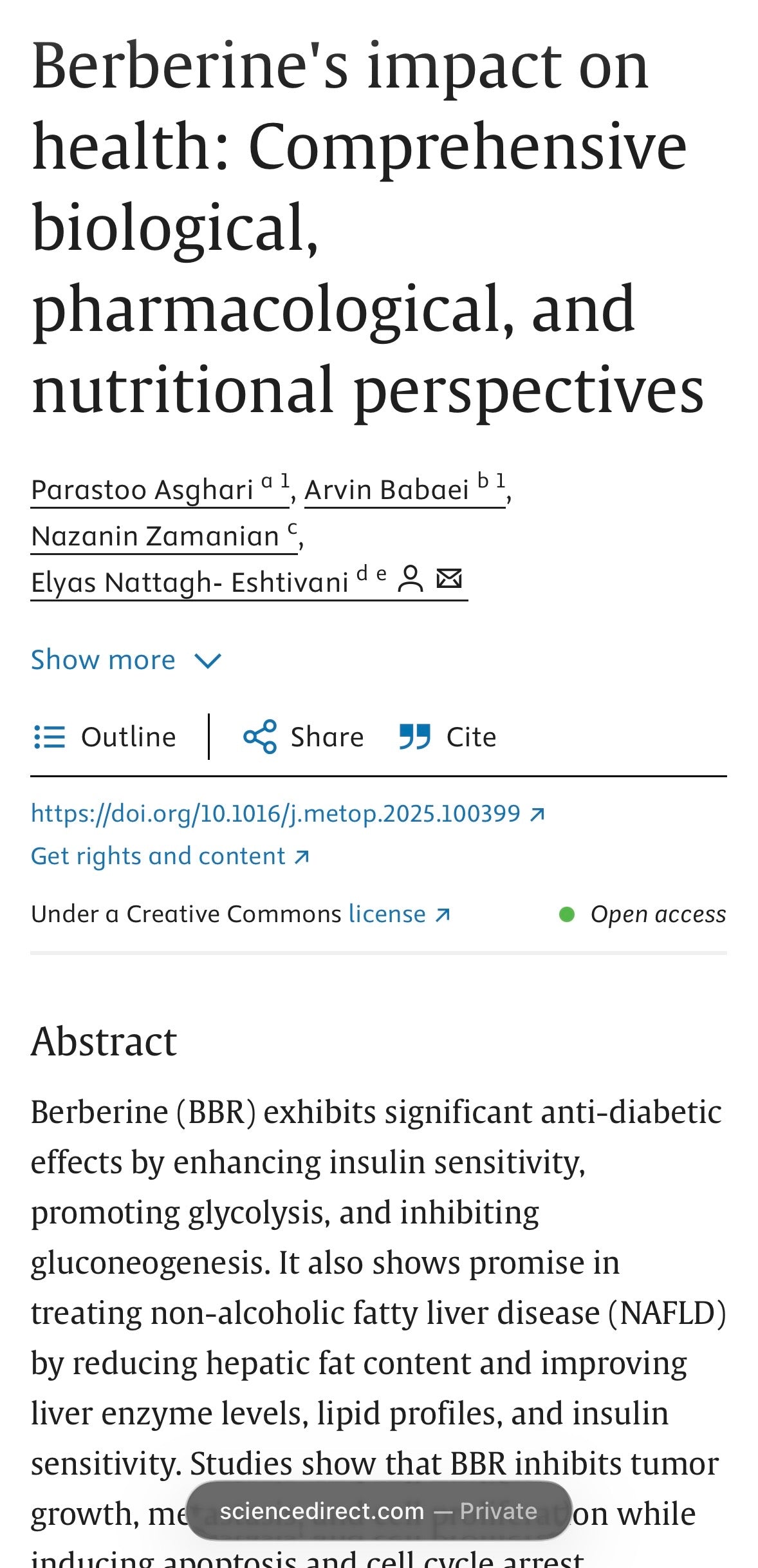 Berberine