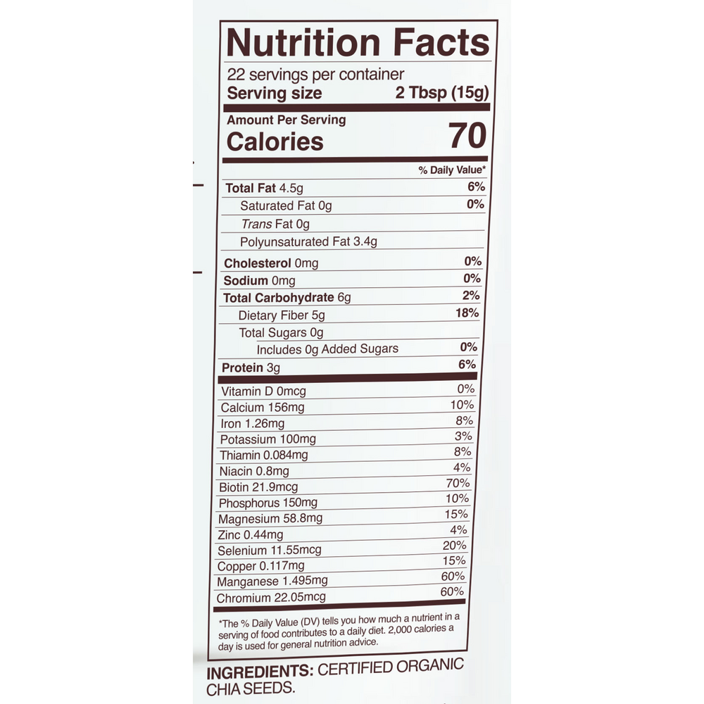 Chia Seeds Organic