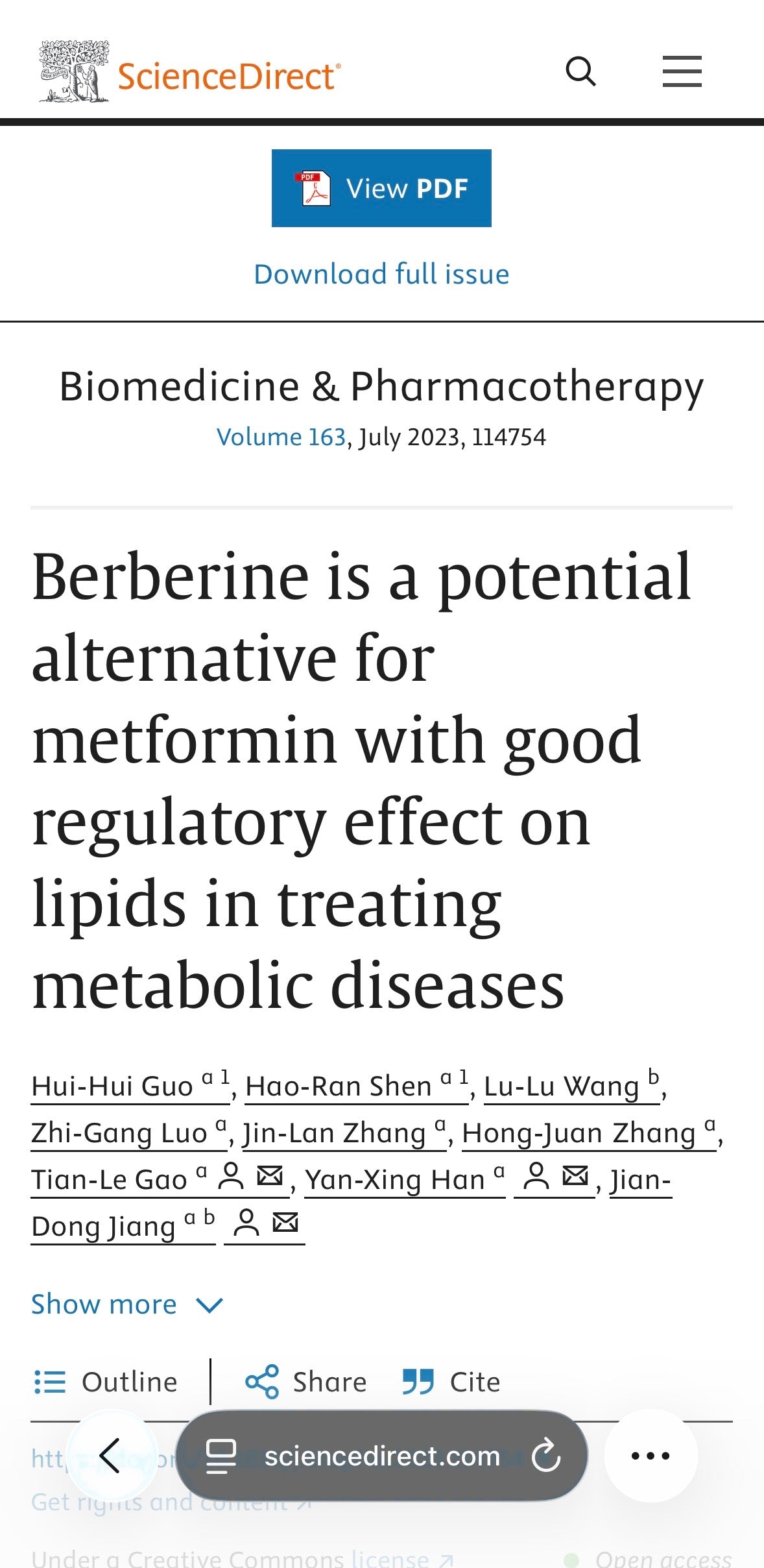 Berberine